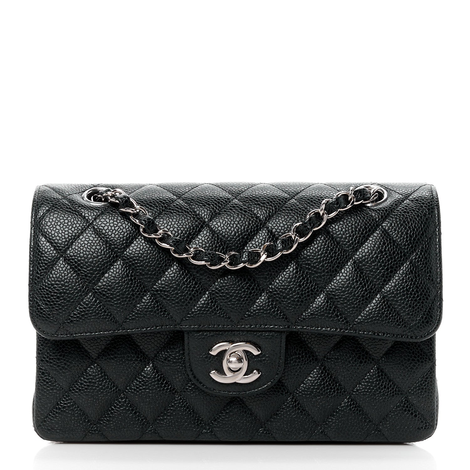Chanel Caviar Quilted Small Double Flap Black 1 of 14