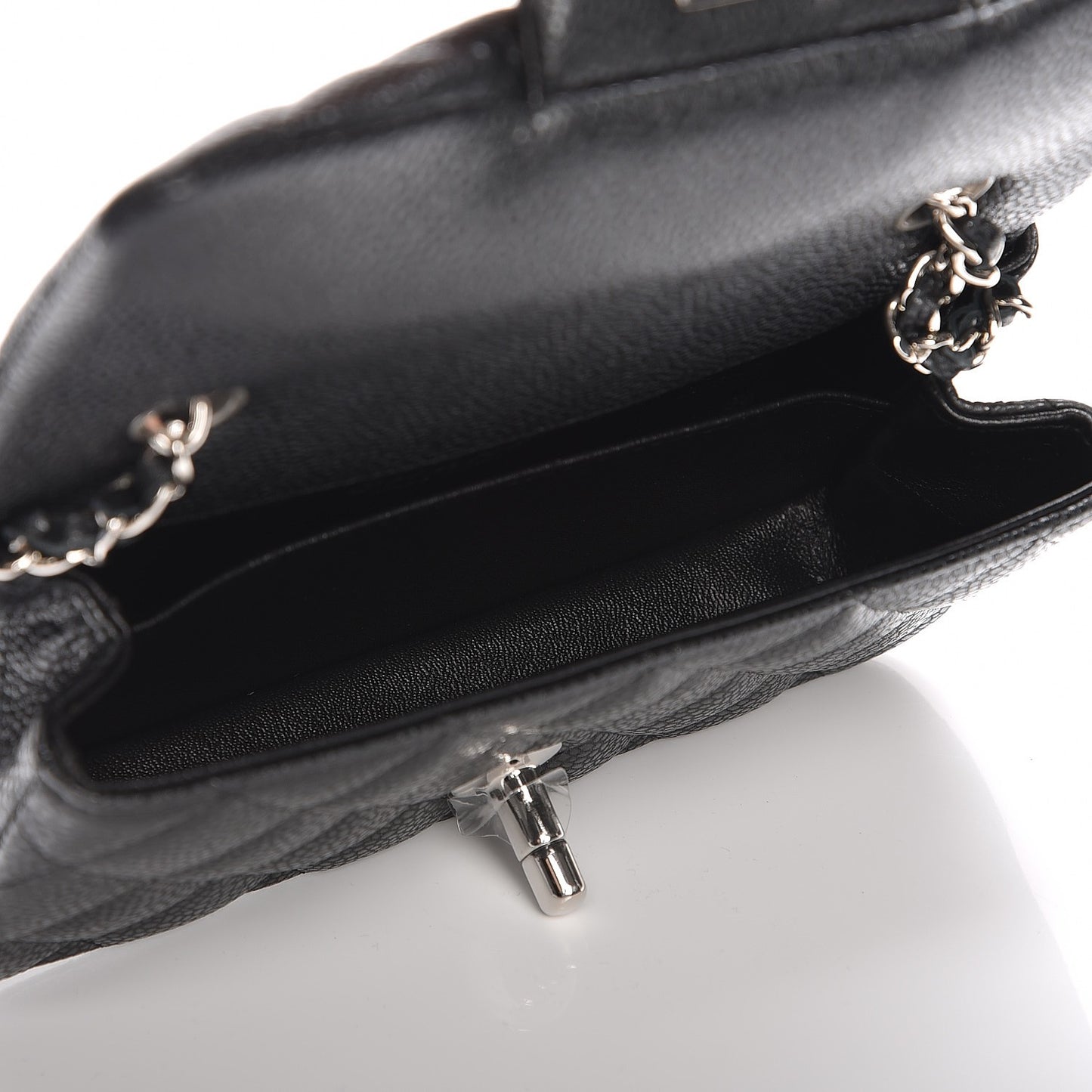 Caviar Quilted Extra Mini Flap Black