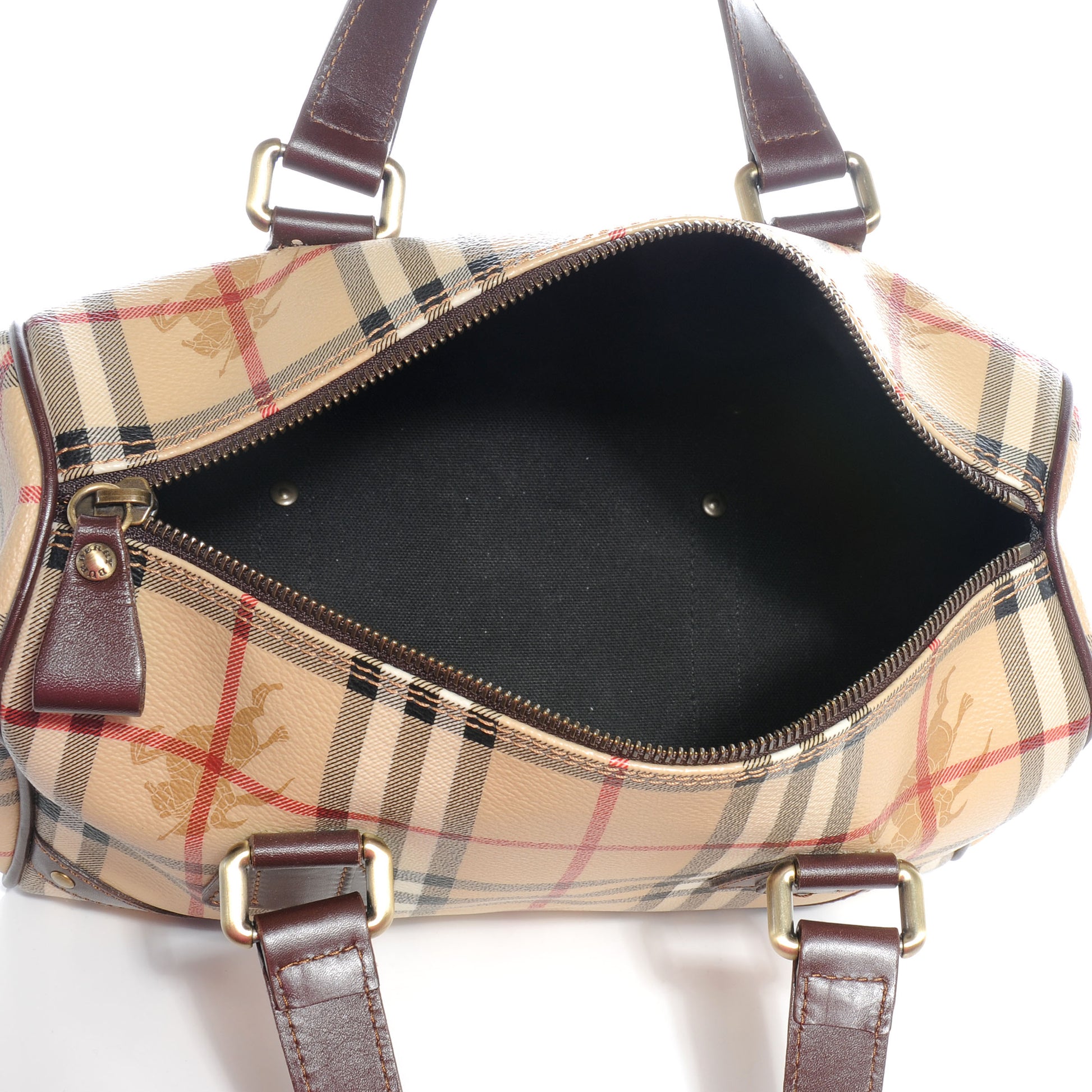 Burberry Haymarket Check Studded Bowler 5 of 7