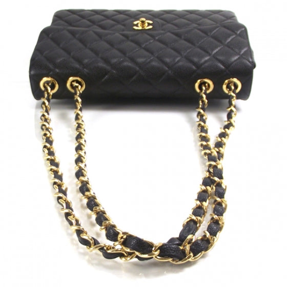 Caviar JUMBO Flap Bag Black