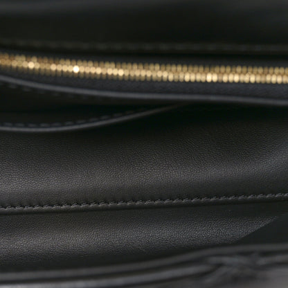 Louis Vuitton Lambskin Malletage Top Handle GO-14 MM Black 5 of 10