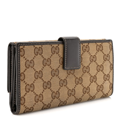 Gucci Monogram Lovely Heart Continental Wallet Brown 3 of 13