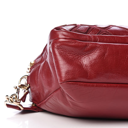 Chanel Lambskin Jersey Scales Camera Case Bordeaux 10 of 13