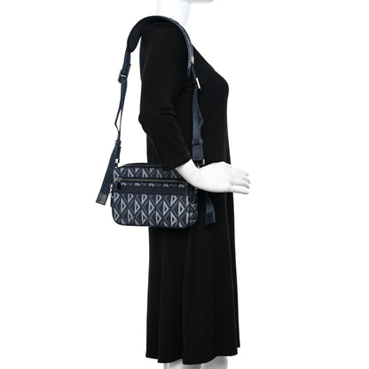 Christian Dior Coated Canvas CD Diamond Safari Messenger 2 of 9