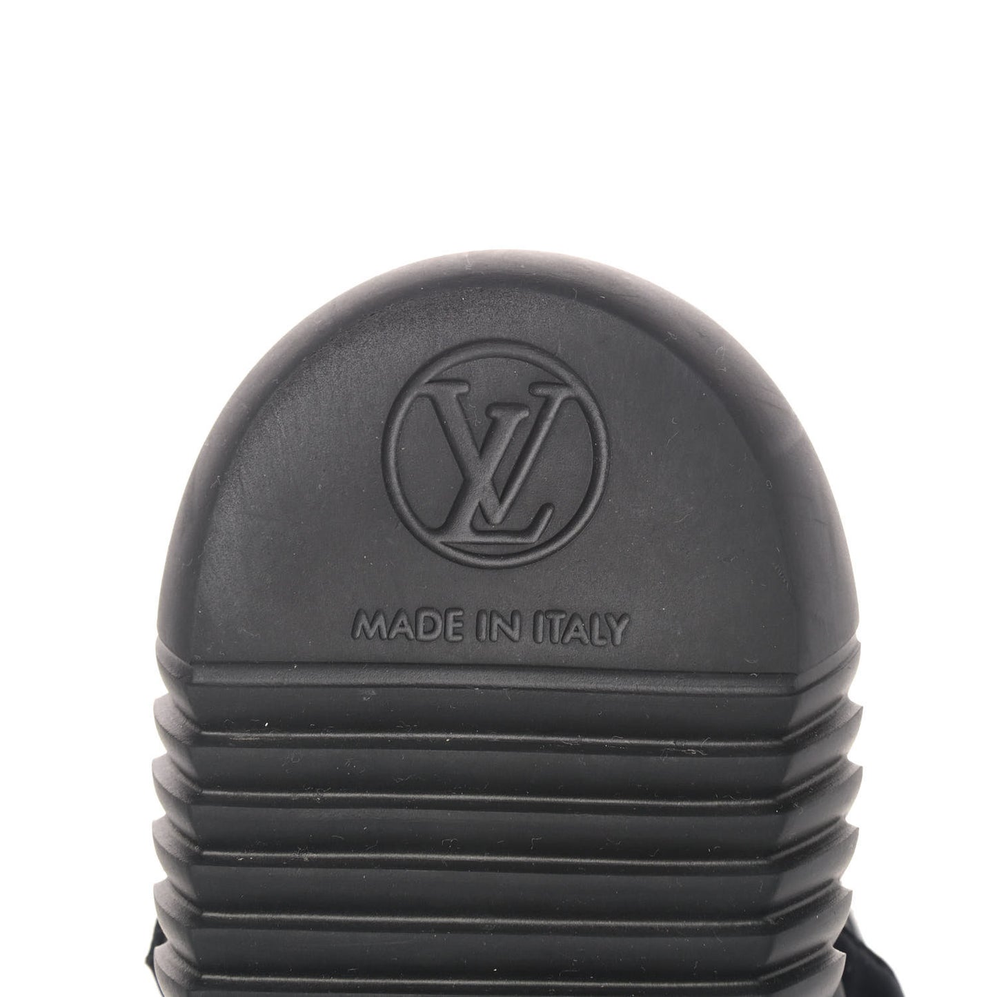 Patent Monogram Sandals 36 Black