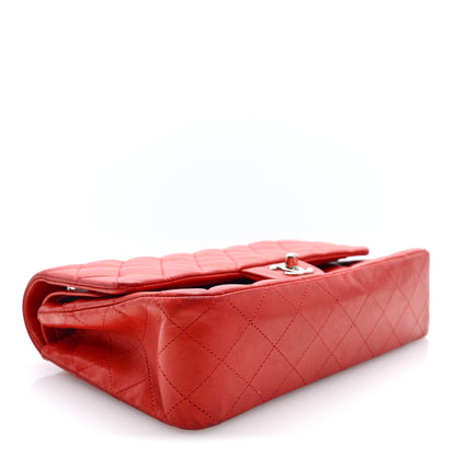 Chanel Lambskin Quilted Medium Double Flap Red 4 of 10