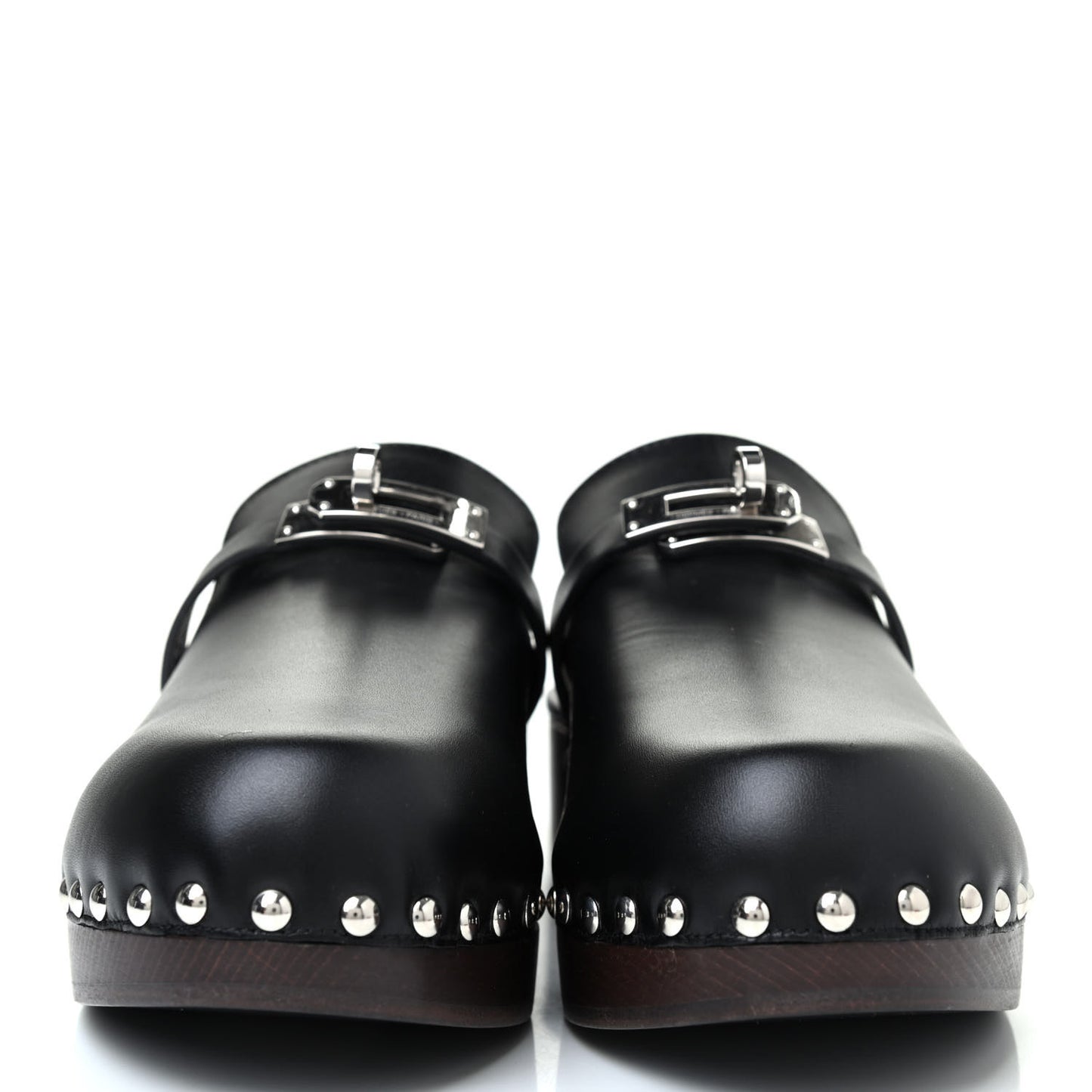 Calfskin Carlotta Mules 38 Black