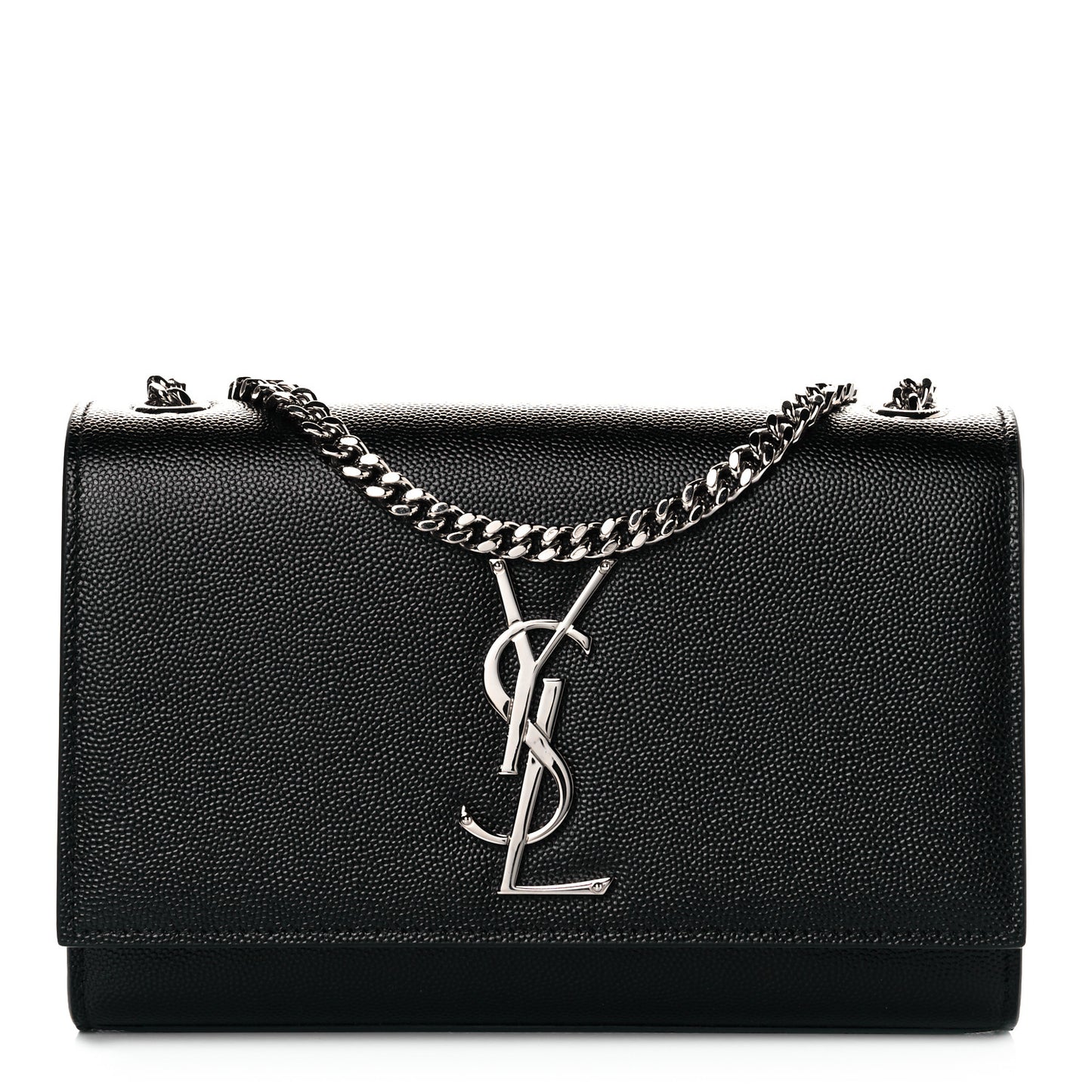 Grain De Poudre Small Monogram Kate Satchel Black