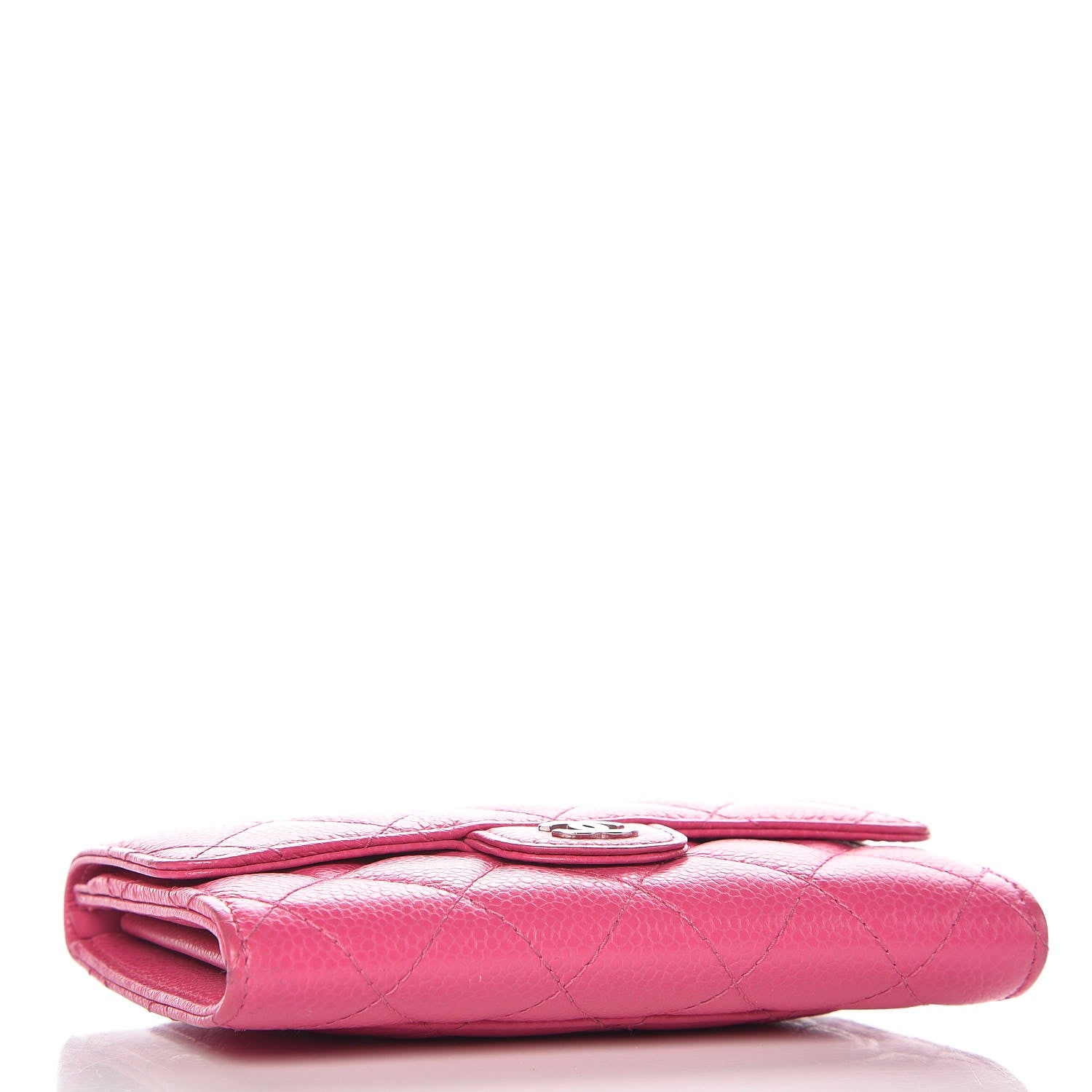 Chanel Caviar Quilted Small Flap Wallet Pink 4 of 8