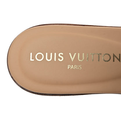 Louis Vuitton Monogram LV Frame Flat Mule 35.5 Dune Beige 9 of 11