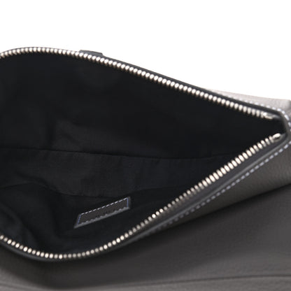 Christian Dior Grained Calfskin Kim Jones Saddle Bag Grey 4 of 8