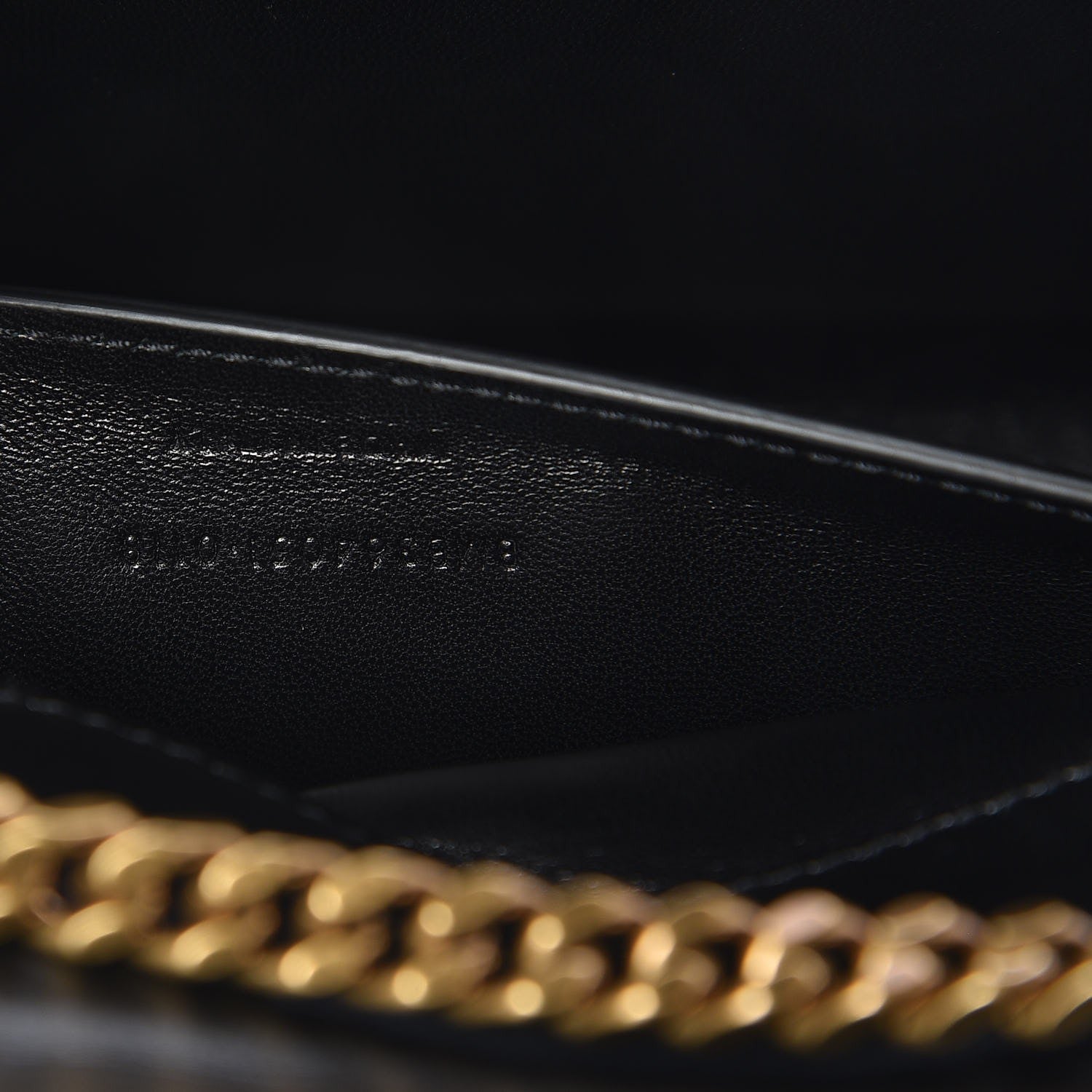 Saint Laurent Suede Sequin Medium Monogram Kate Shoulder Bag Black 7 of 7