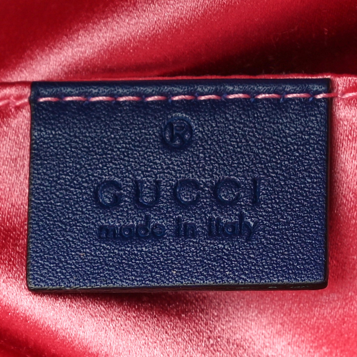 Velvet Matelasse GG Marmont Dome Backpack Cobalt Blue