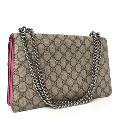Gucci GG Supreme Monogram Small Dionysus Shoulder Bag Pink 3 of 12