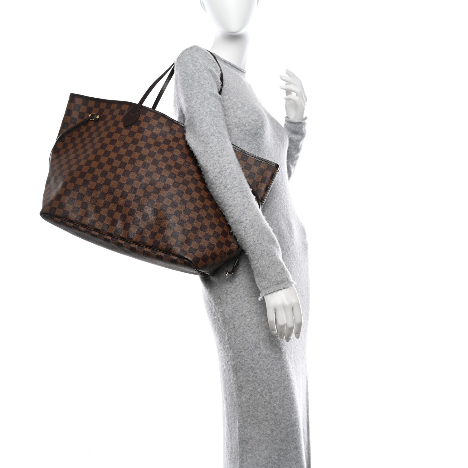 Louis Vuitton Damier Ebene Neverfull GM 2 of 10