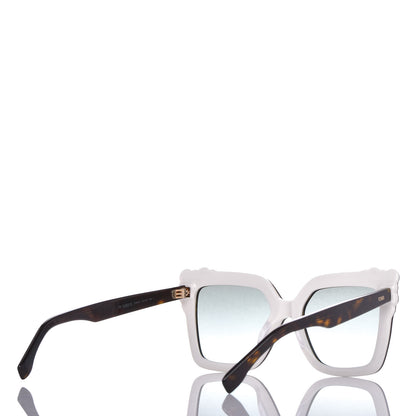 Fendi Studded Can Eye Sunglasses FF 0260/S Havana White 4 of 7