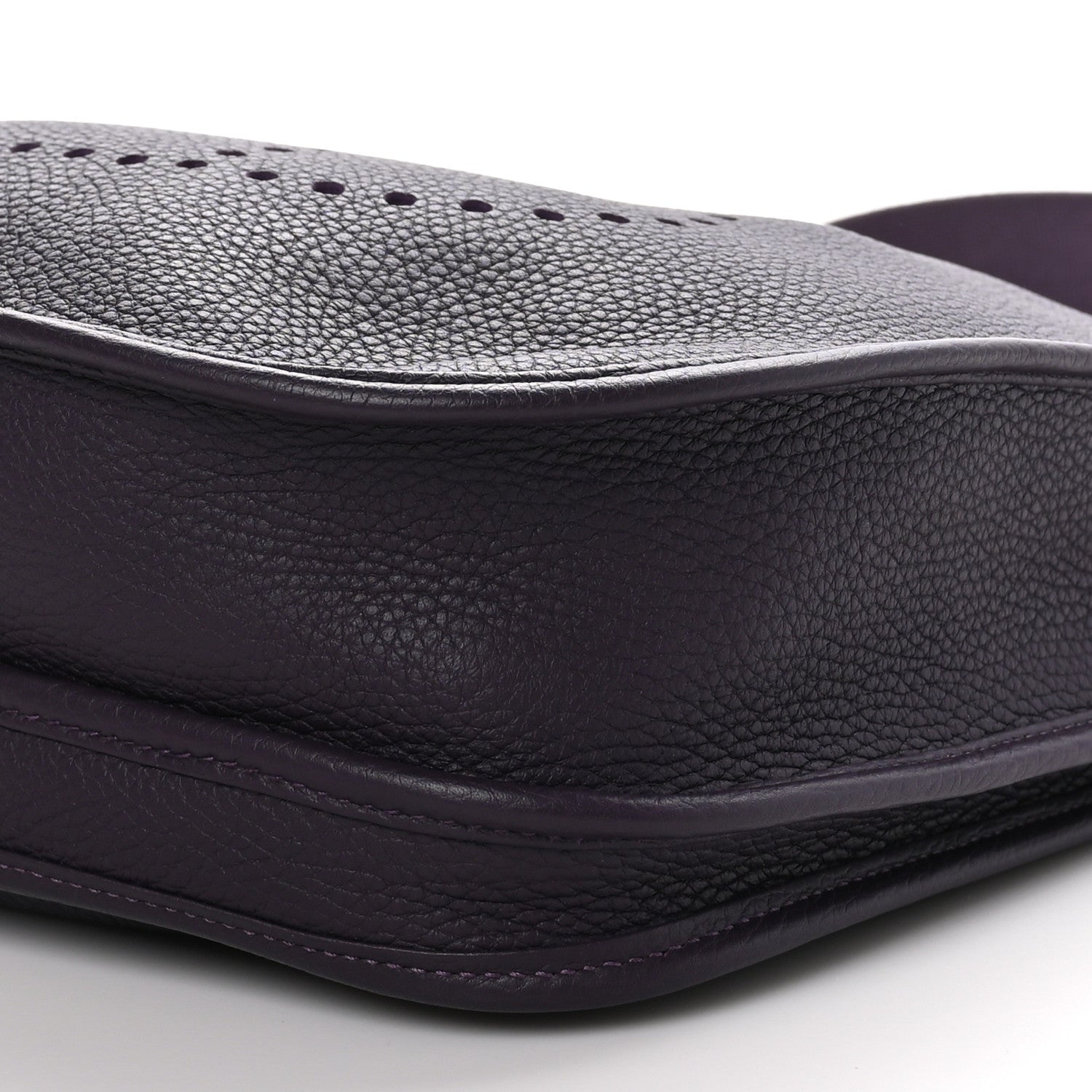 Hermes Taurillon Clemence Evelyne III PM Raisin 8 of 8