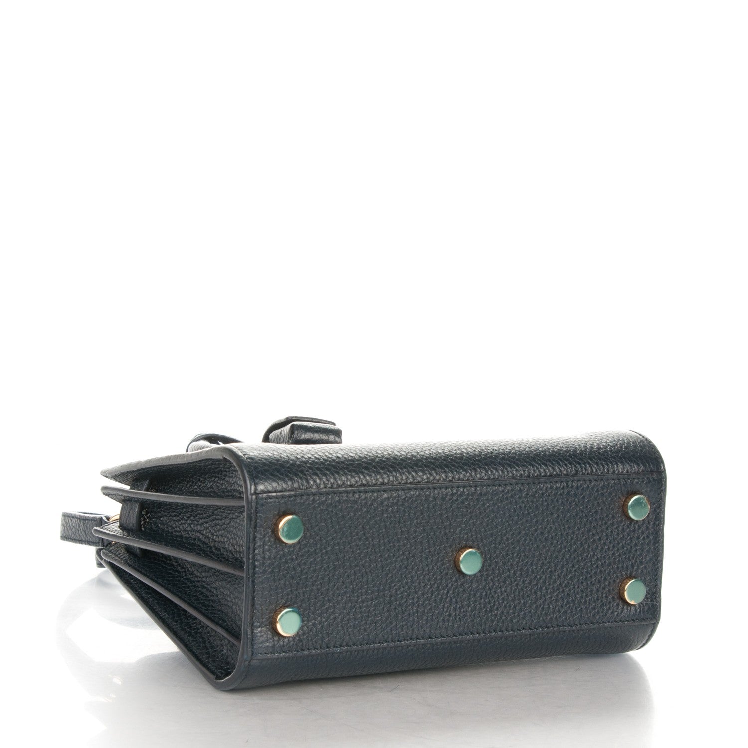 Saint Laurent Grained Calfskin Nano Sac De Jour Marine 4 of 7