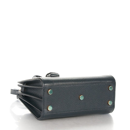 Saint Laurent Grained Calfskin Nano Sac De Jour Marine 4 of 7