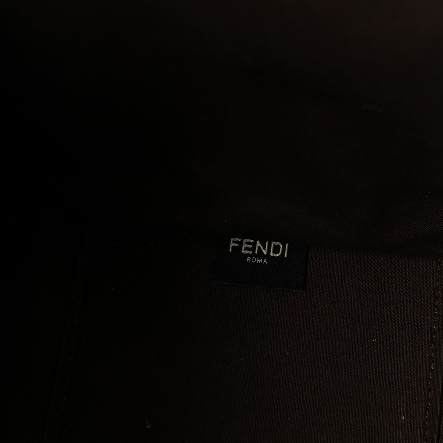 Canvas Vitello King Logo Embroidered Medium Fendi Sunshine Shopper Tote Sand Ghianda