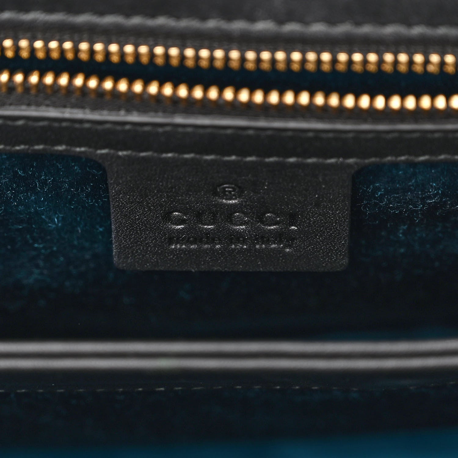 Gucci Suede Patent Web Dragon Embroidered Medium Ophidia Chain Shoulder Bag Blue Multicolor Black 6 of 10