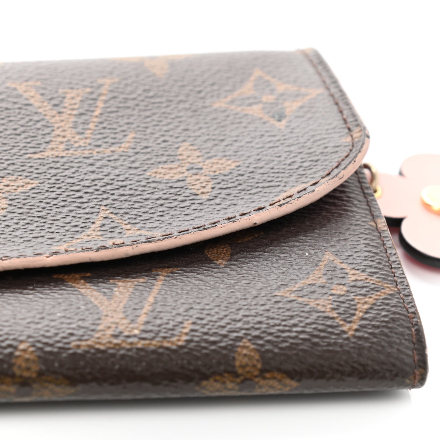 Monogram Bloom Flower Emilie Wallet Fuchsia