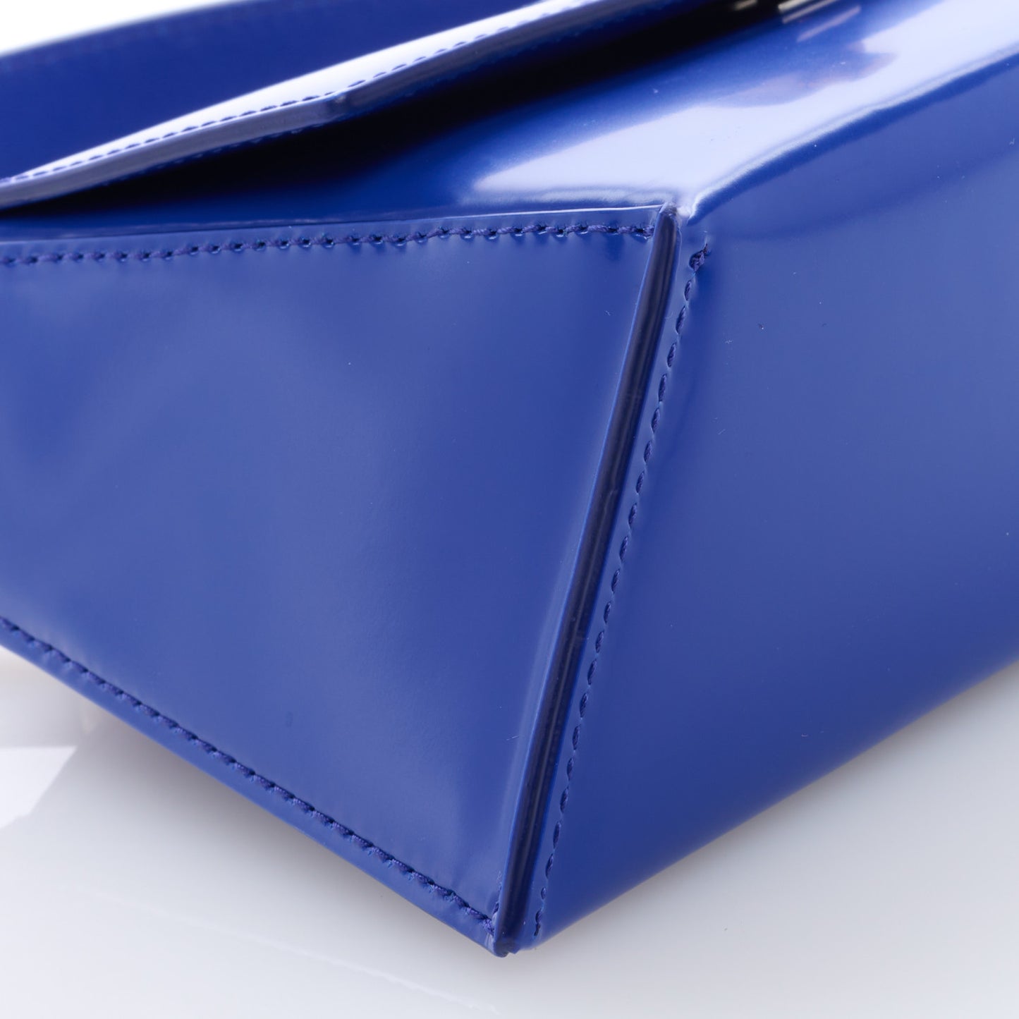Brushed Calfskin Mini Prisma Lapis Lazuli