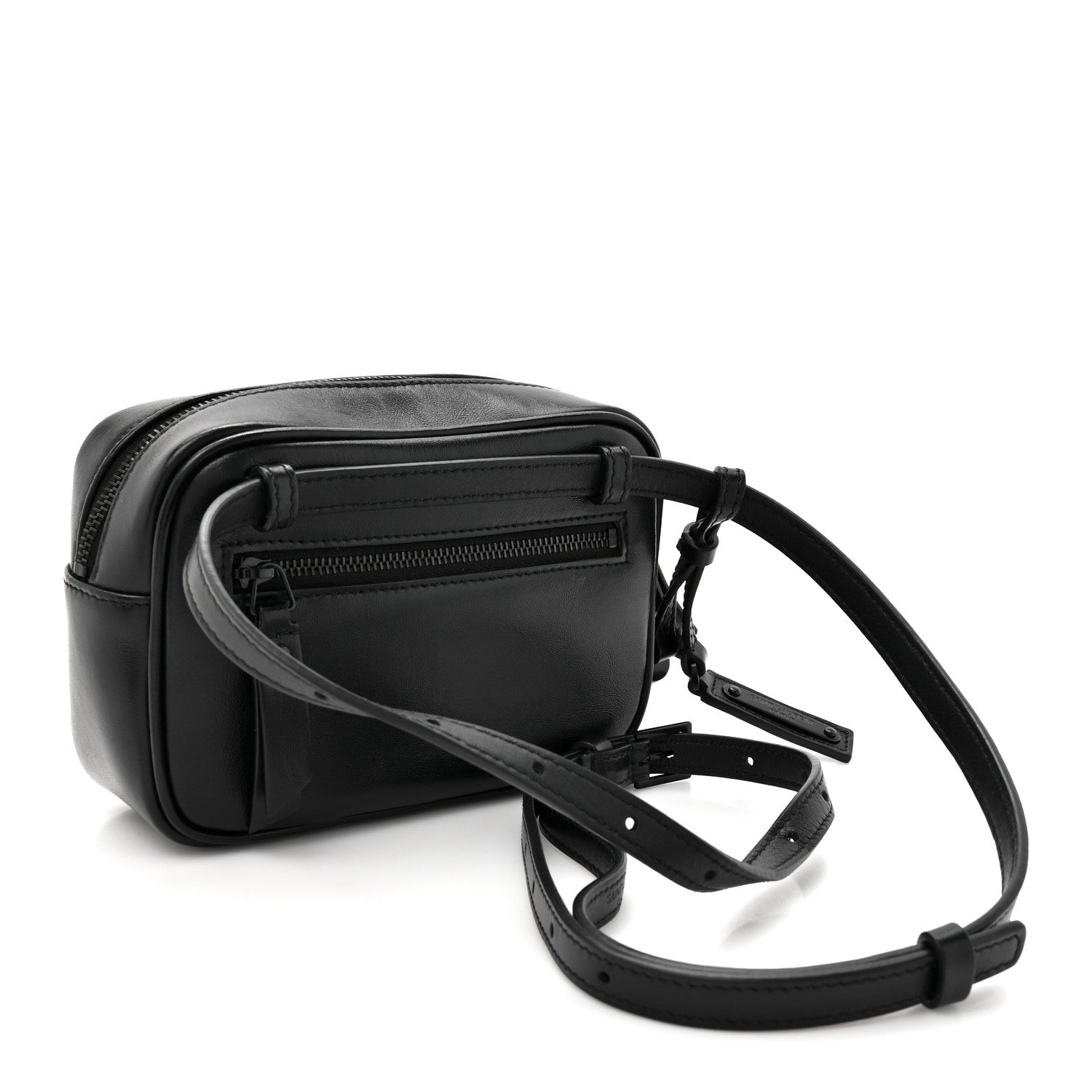 Saint Laurent Calfskin Matelasse Monogram Lou Belt Bag Black 3 of 11