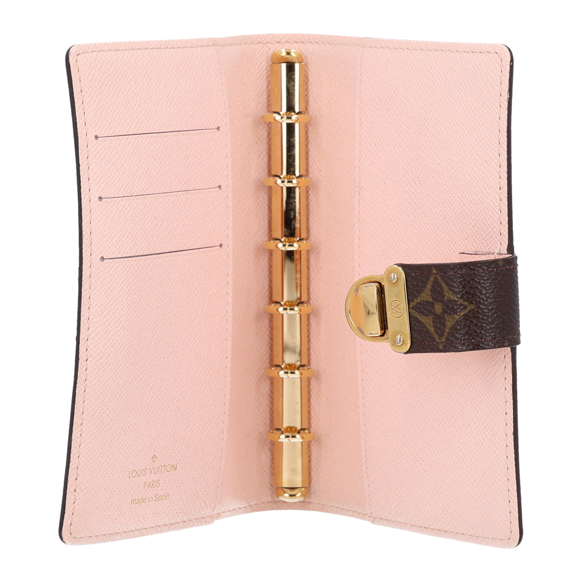 Monogram Koala Small Ring Agenda Cover Rose Ballerine