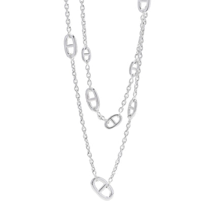 Hermes Sterling Silver Farandole Necklace 160 1 of 6