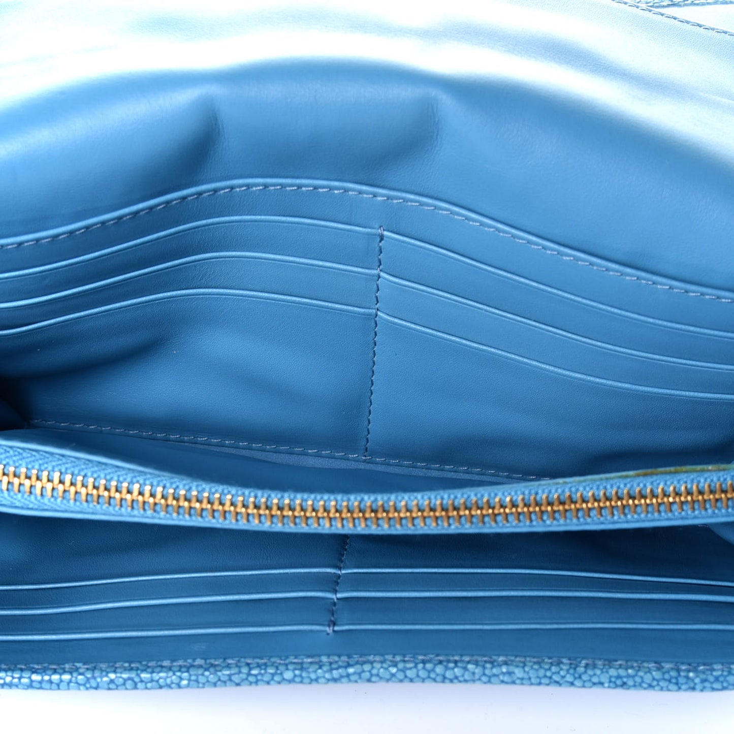 Stingray Continental Flap Wallet Blue