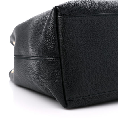 Gucci Pebbled Calfskin Medium Soho Chain Shoulder Bag Black 8 of 11