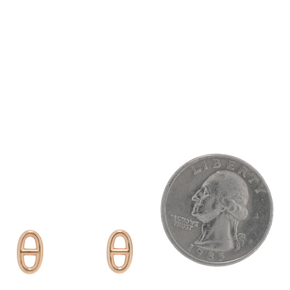 Hermes 18K Rose Gold TPM Farandole Stud Earrings 2 of 5