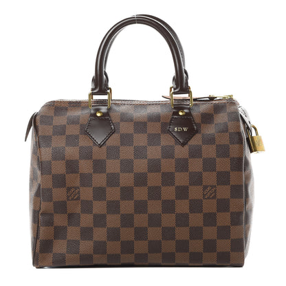 Louis Vuitton Damier Ebene Speedy 25 1 of 12