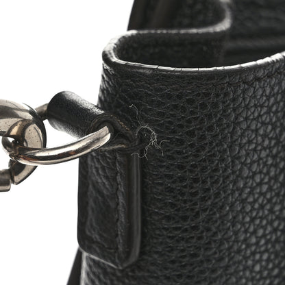 Celine Drummed Calfskin Nano Luggage Black 14 of 15