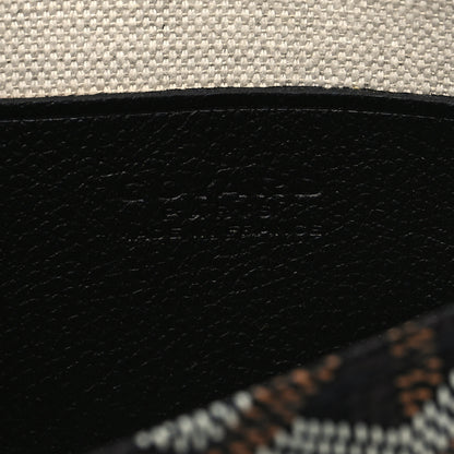 Goyard Goyardine Plumet Wallet Clutch Black 6 of 9