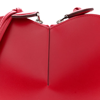 Alaia Lux Calfskin Le Coeur Bag Lacquer Red 7 of 9