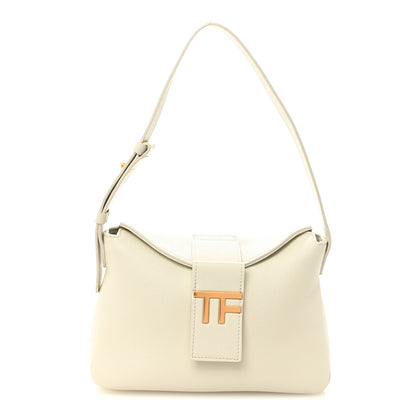 Tom Ford Grained Calfskin Mini TF Hobo White 1 of 9