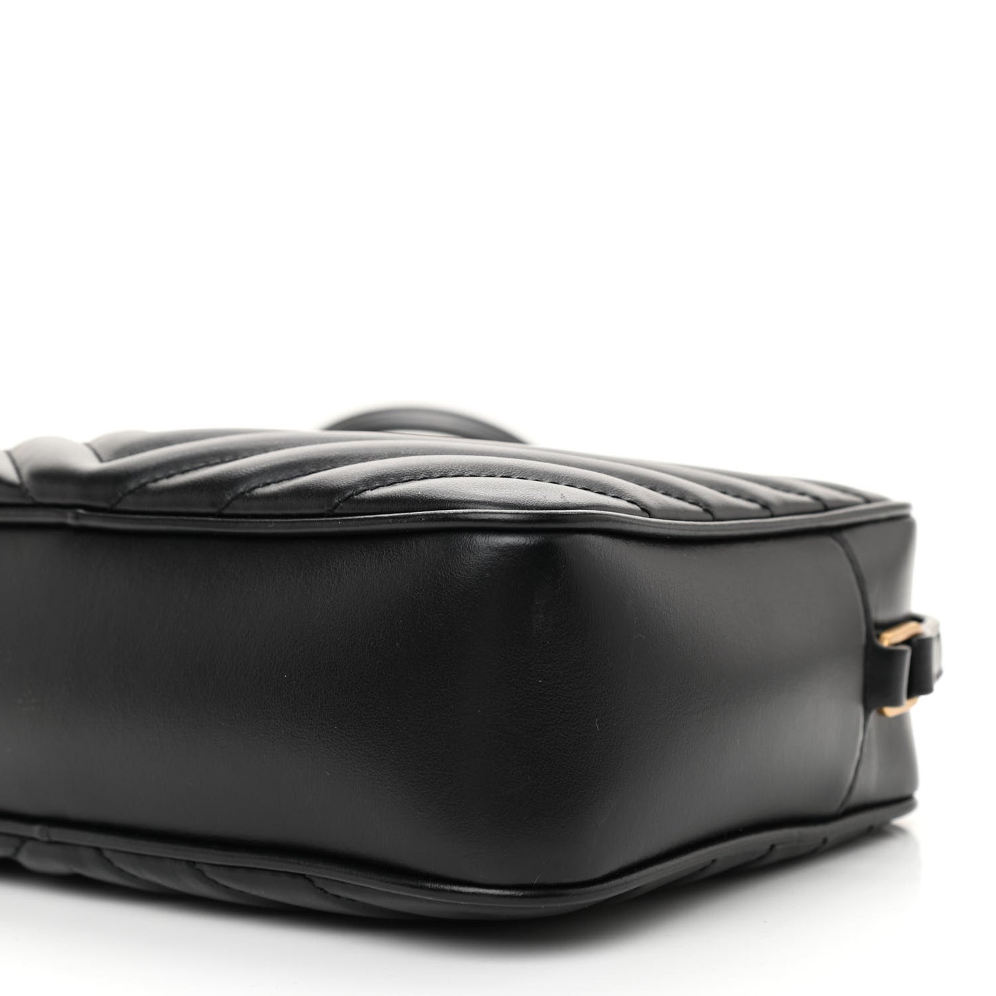Calfskin Matelasse Monogram Lou Camera Bag Black
