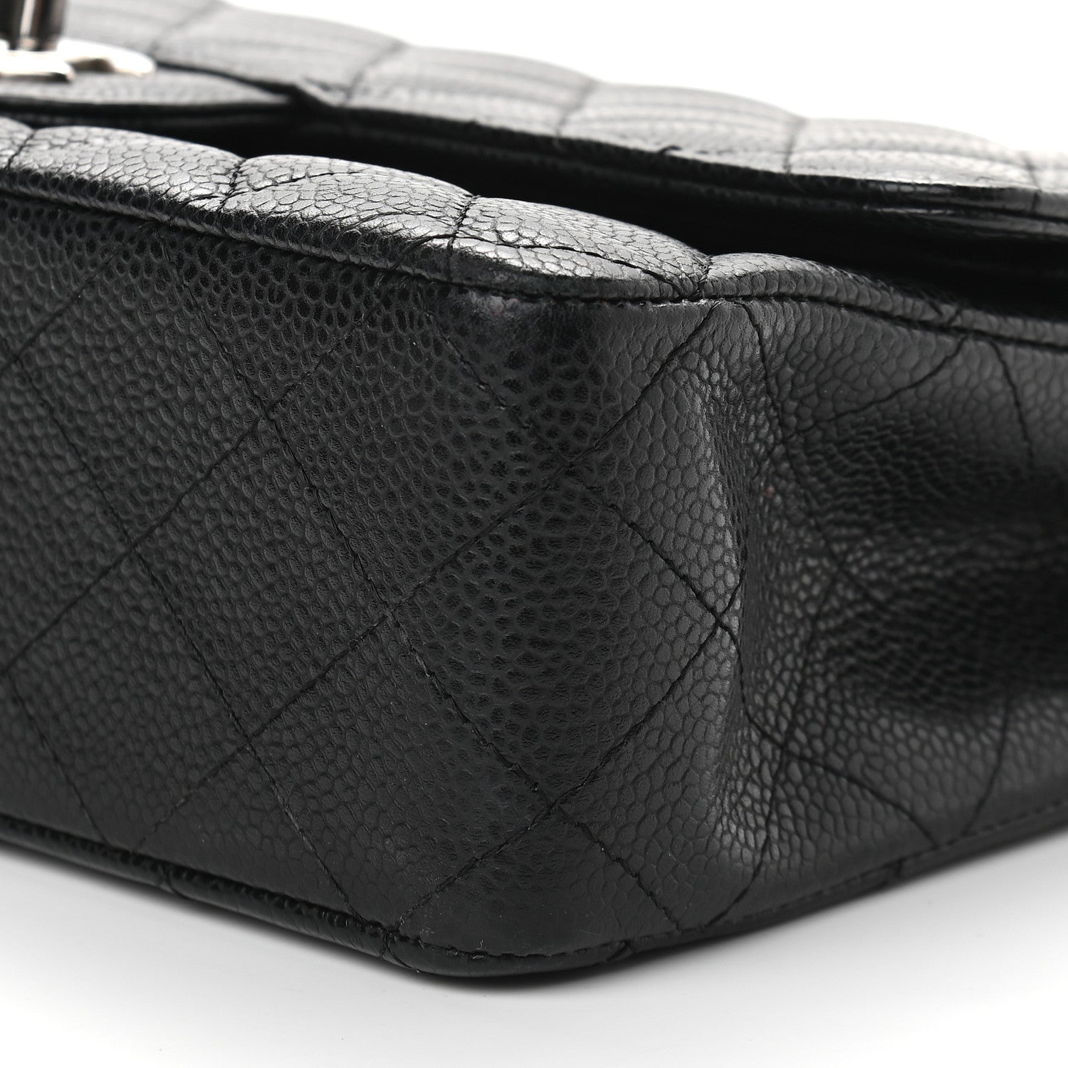 Chanel Caviar Quilted Medium Double Flap Black 9 of 9