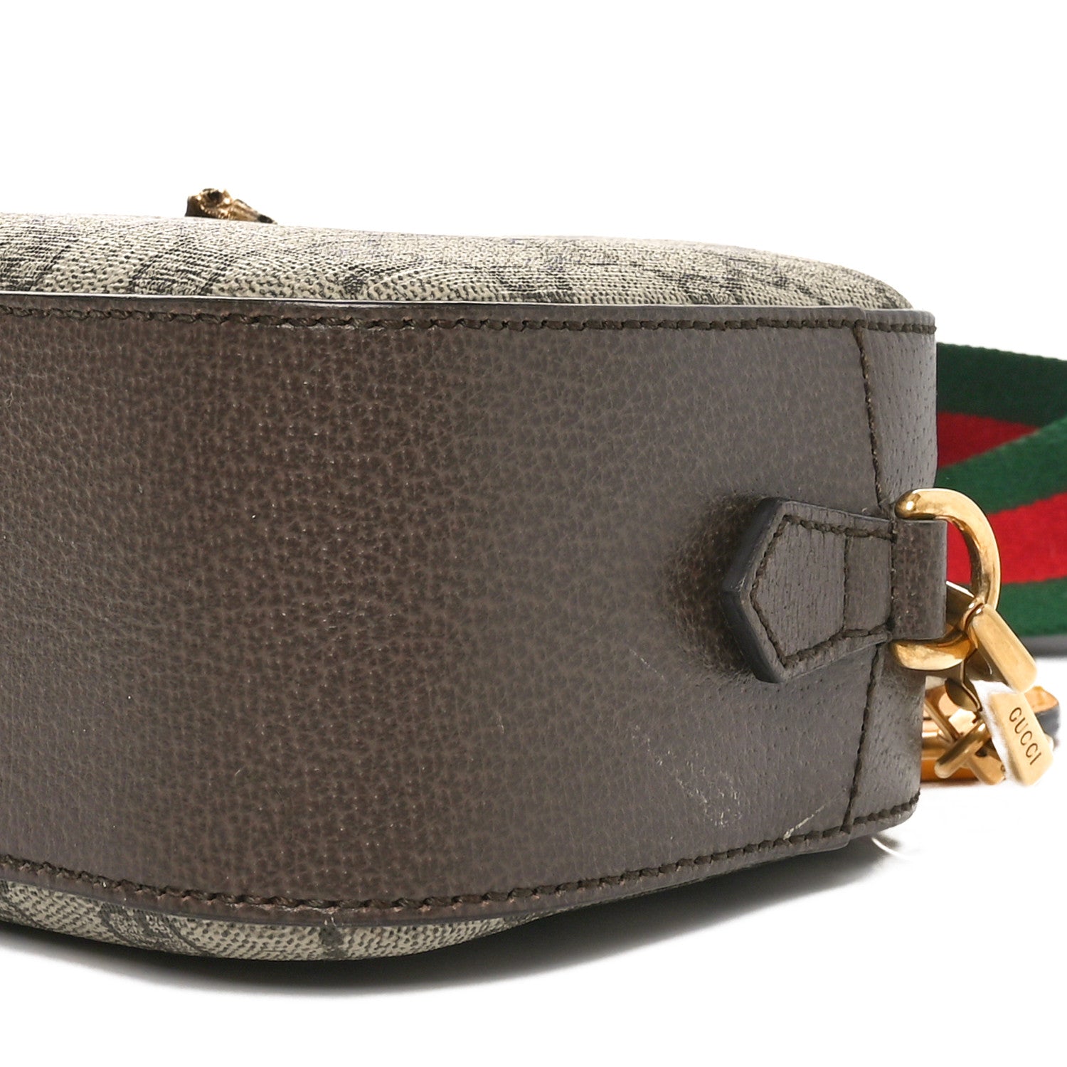 Gucci GG Supreme Monogram Web Neo Vintage Shoulder Bag Beige New Acero Crop 10 of 10