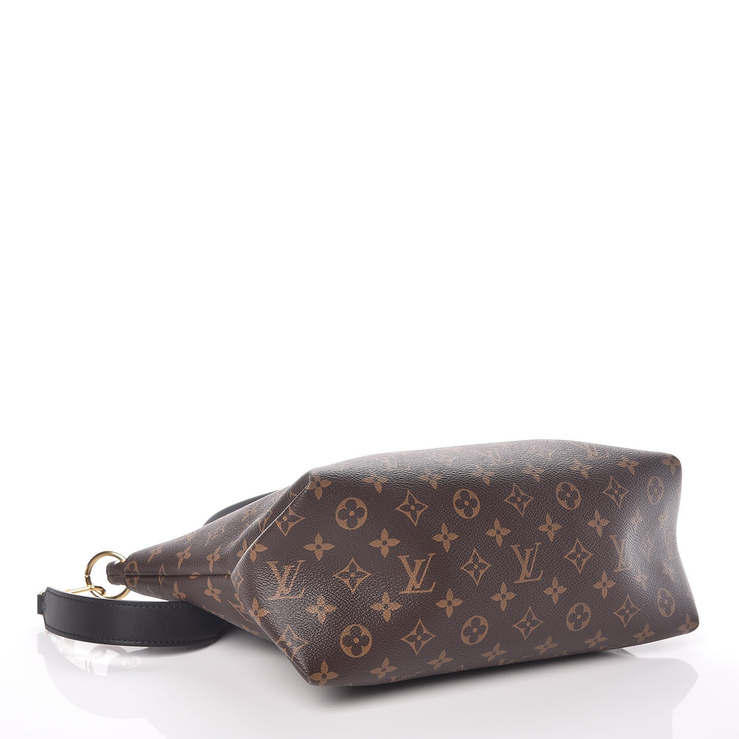 Louis Vuitton Monogram Flower Zipped Tote MM Black 5 of 11