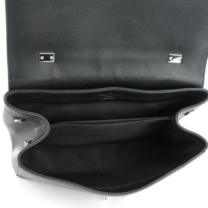 Louis Vuitton Calfskin Lockme II Top Handle Black 5 of 7