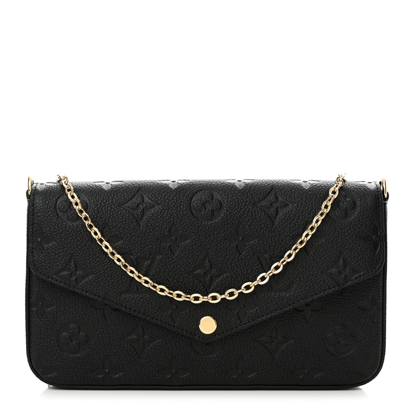 Empreinte Pochette Felicie Chain Wallet Black