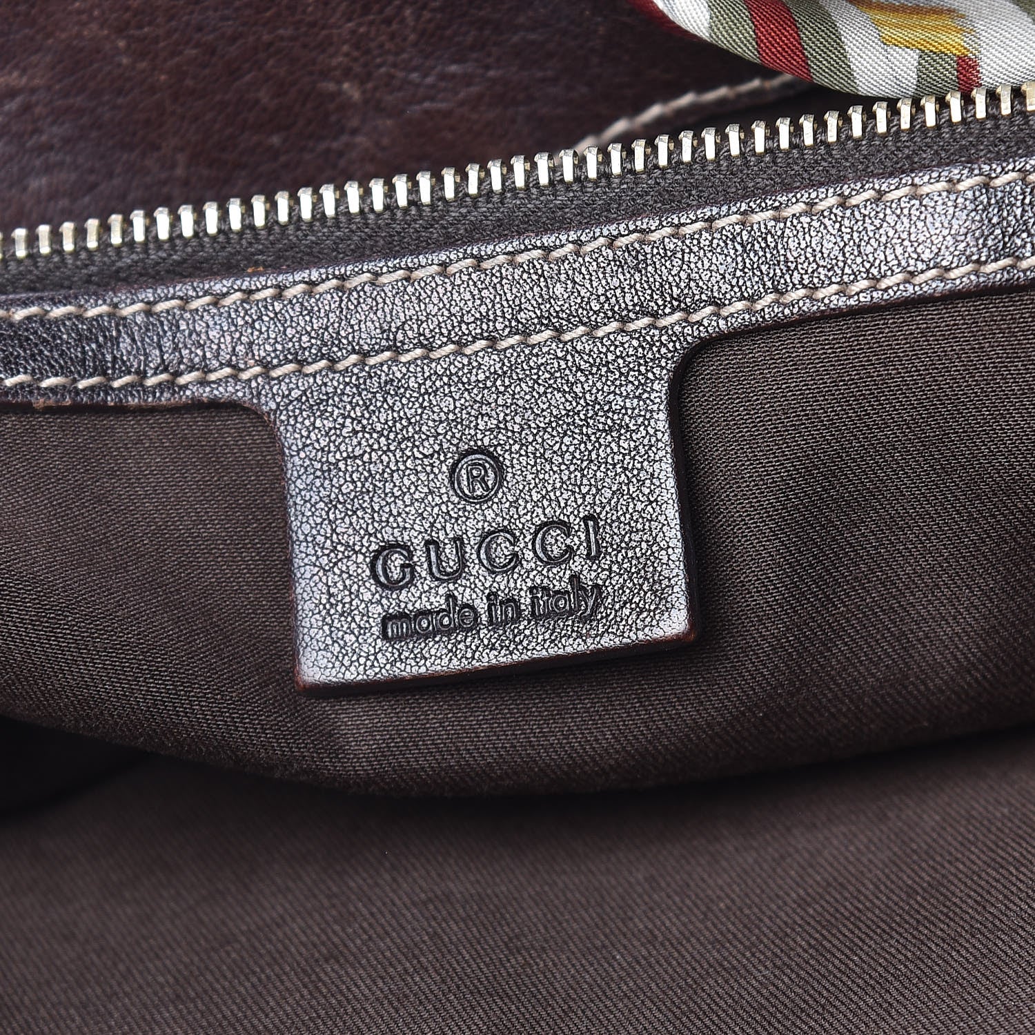 Gucci Monogram Large Positano Tote Brown 6 of 19