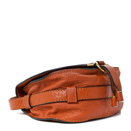 Chloe Grained Calfskin Small Marcie Saddle Bag Tan 4 of 12