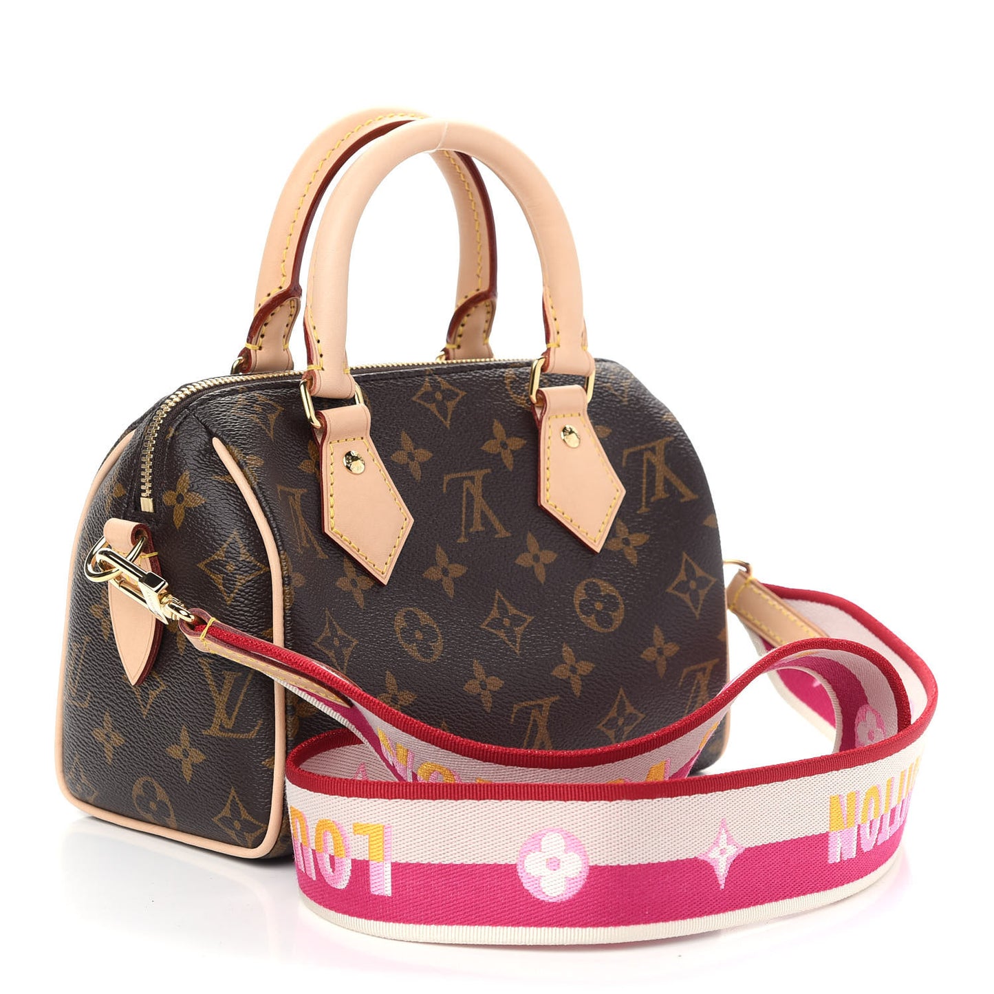 Monogram Speedy Bandouliere 20 Fuchsia