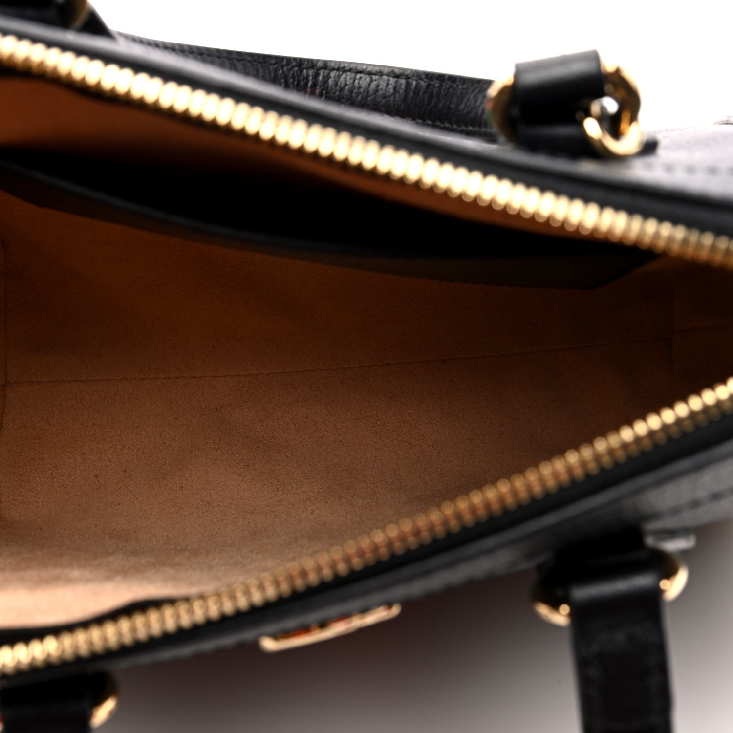 Gucci Textured Calfskin Web Small Ophidia Tote Bag Black 5 of 9