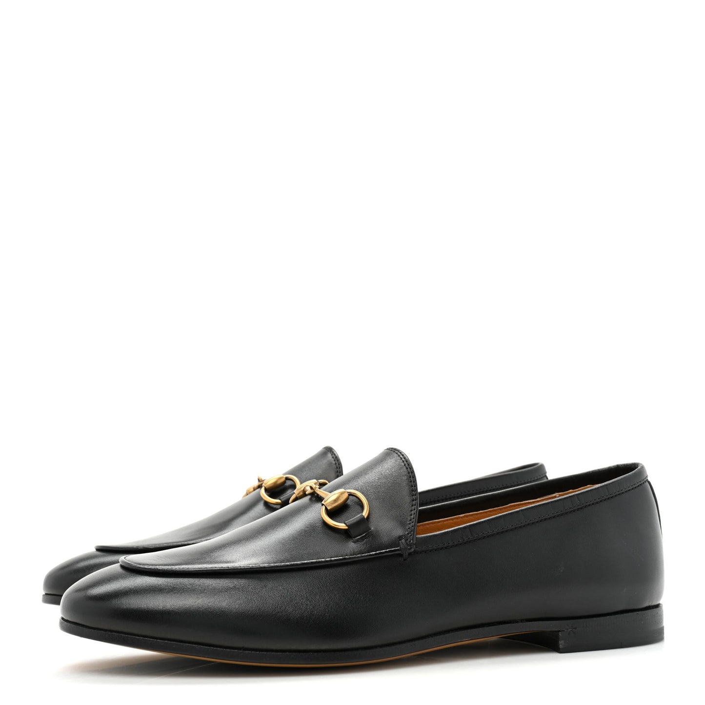 Calfskin Womens Jordaan Loafers 37.5 Black
