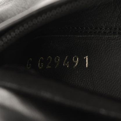 Chanel Calfskin Cap Toe Pearl Ankle Boots 38.5 Black 7 of 8
